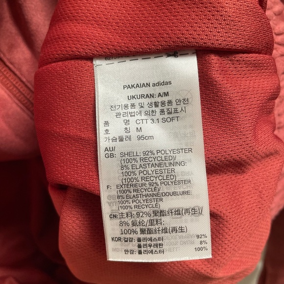 NWT Adidas Year of the Snake China Soft Red Track Jacket Unisex Size M - Picture 9 of 11